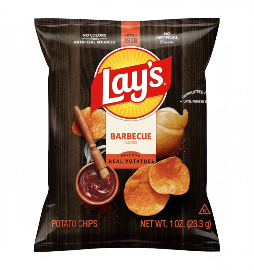 Lays BBQ Chip bag