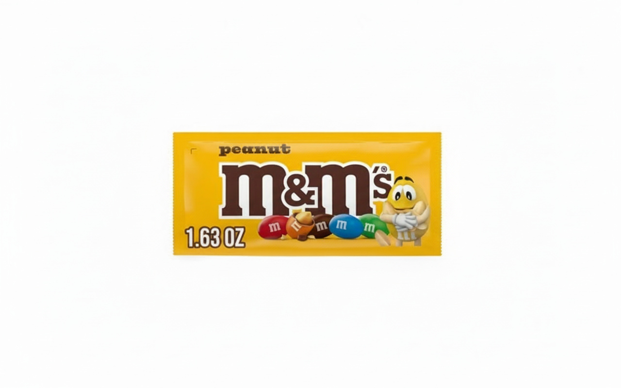 m&m peanut bar